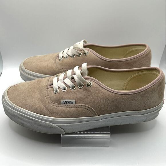 VANS Authentic (Pig Suede) Unisex 8.5 W 7M Tan Scotchgard Protection - Picture 4 of 9